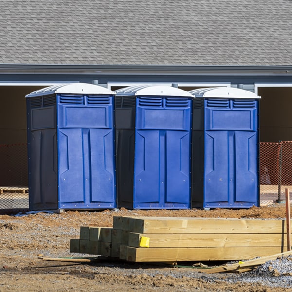what is the expected delivery and pickup timeframe for the porta potties in Wellston